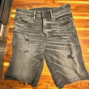 American Eagle Airflex+ Destroyed Jean shorts